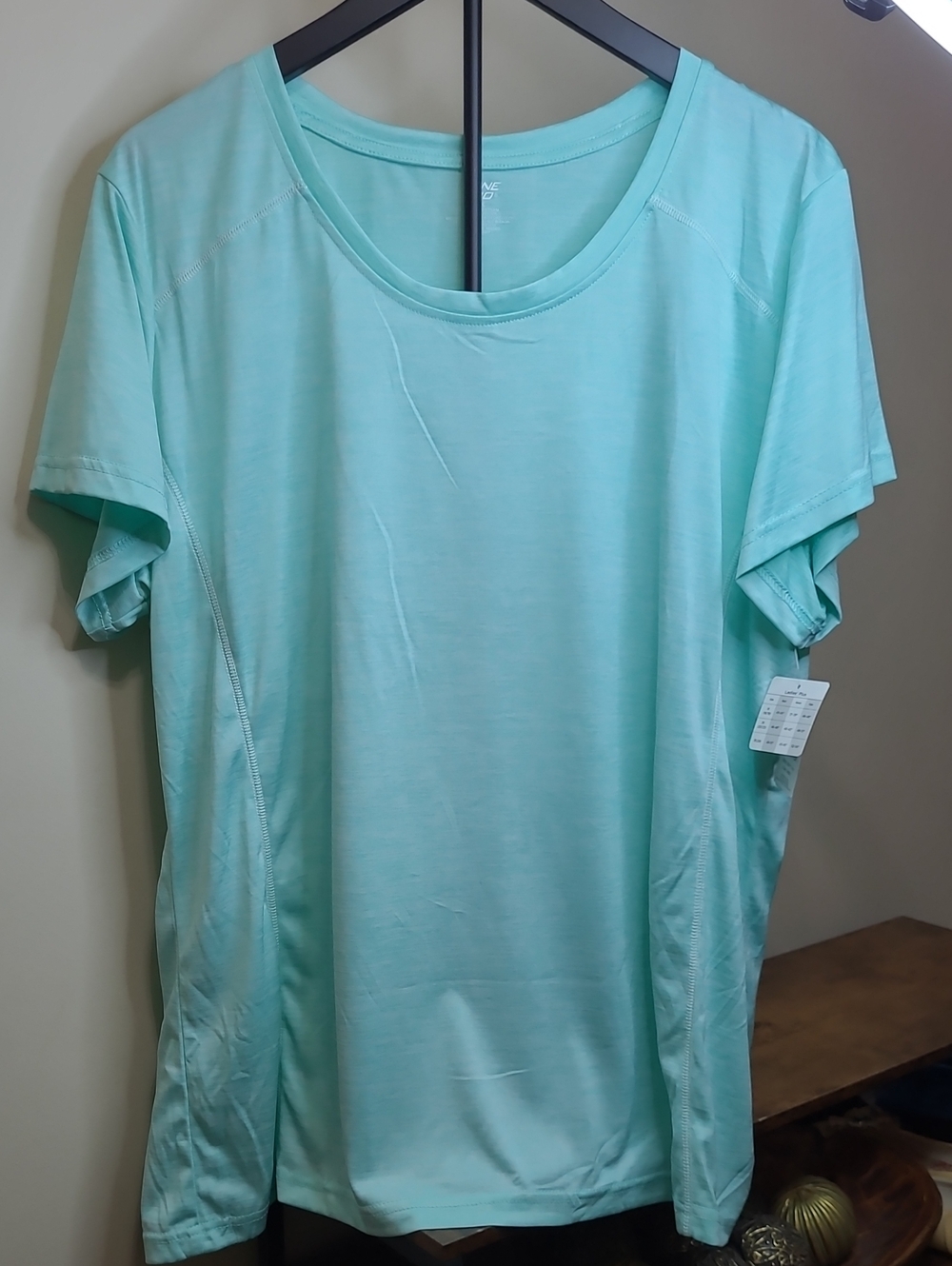NWT Zone Pro Mint Green Short Sleeve Performance Tee Size 2X